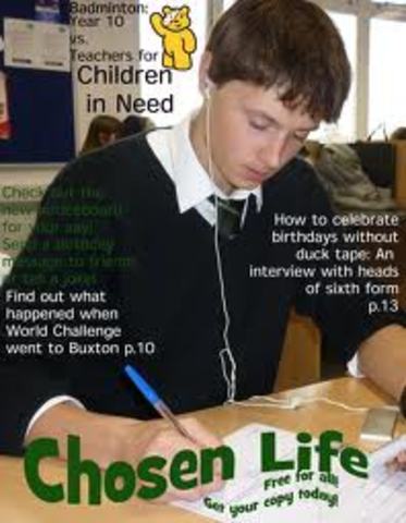 School Magazine Cover Research