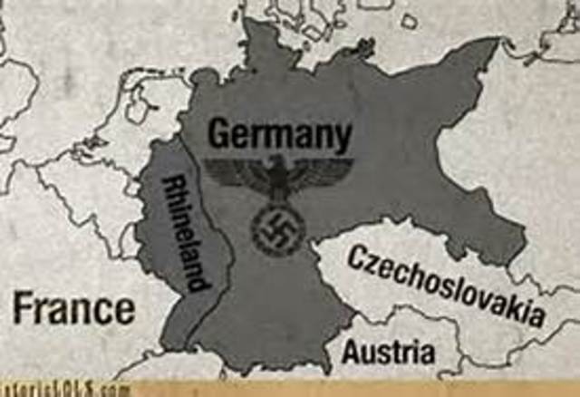 Germany Reoccupied the rhineland