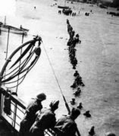 Allies Evacuate Dunkirk