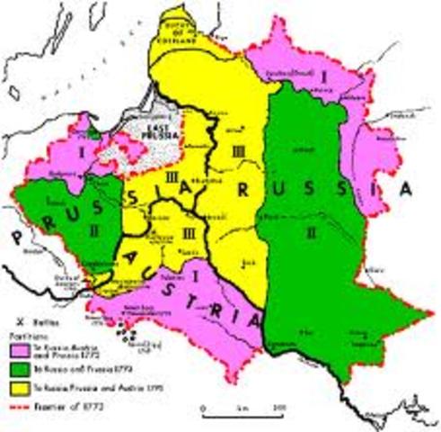 The start of the Partition of Poland