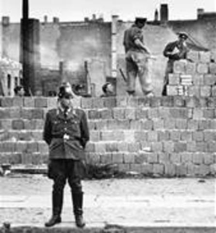 Berlin Wall Built