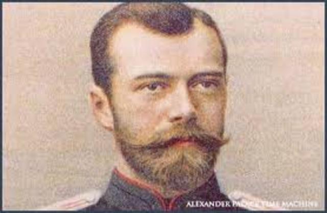 Czar Nicholas II became Leader of Russia