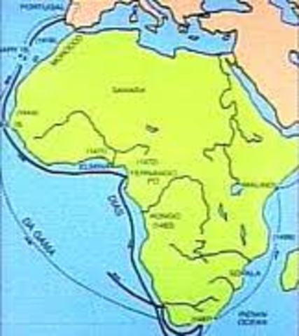 Diaz's voyage into the Indian Ocean