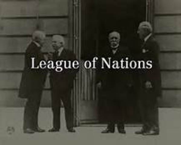 The League of Nations was created
