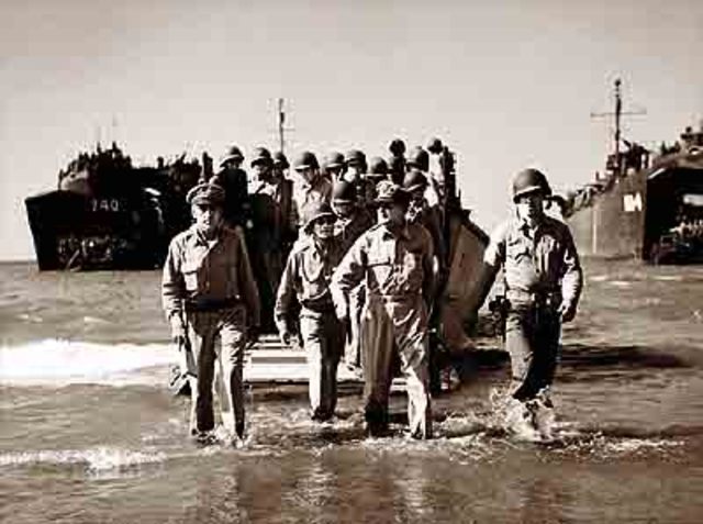 General Macarthur returned to the Phillippines