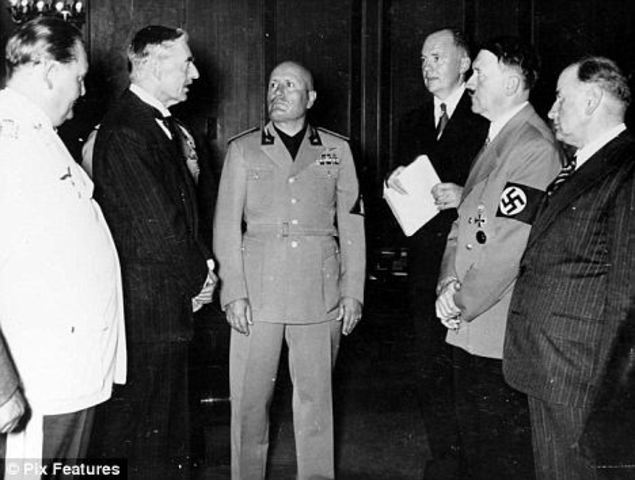 Hitler Hosted Munich Conference