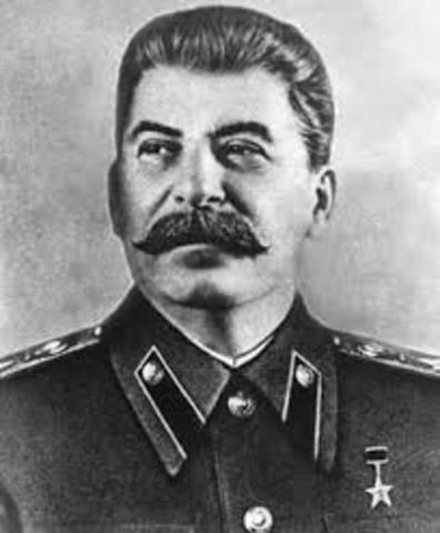 Joseph Stalin became the Leader of the USSR