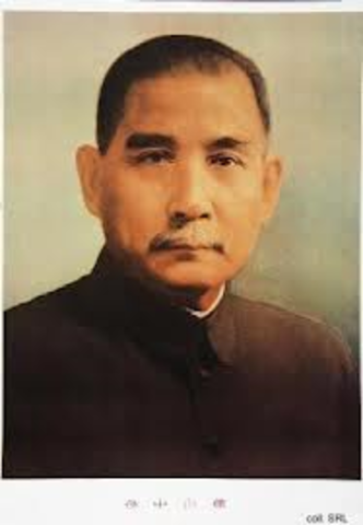 Sun Yixian becomes President of China