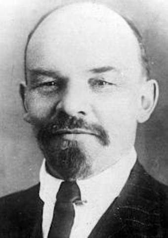 Vladimir Lenin became The Leader of Russia