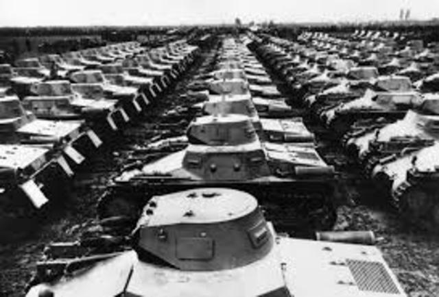 Hitler defies Treaty Of Versaille