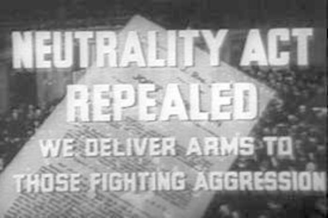 U.S Congress Passed the Neutrality Acts