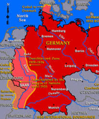 Germany reoccupied the rhineland