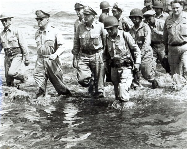 Gen. Macarthur Returned to the Philippines (Leyte Gulf)