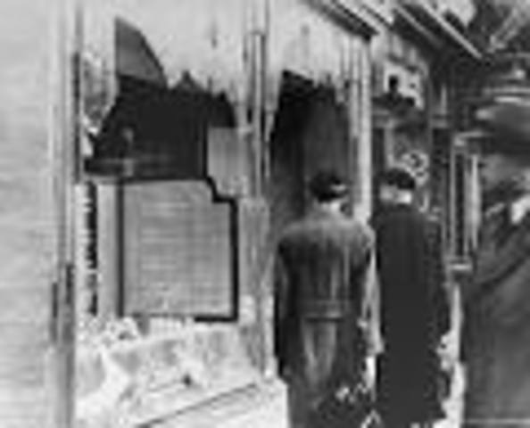 Kristallnacht began