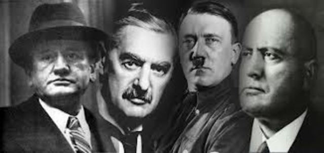 Adolf Hitler hosted the munich conference