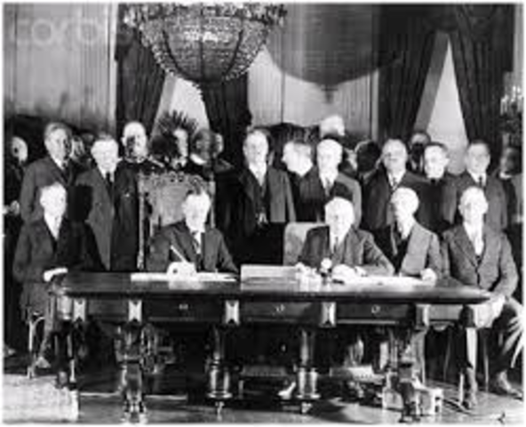 Kellogg Briand Pact Signed