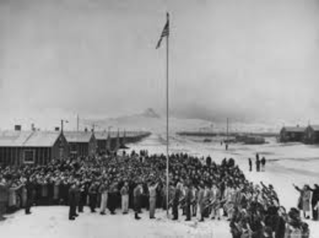 Nisei were interned in relocation centers in the U.S.