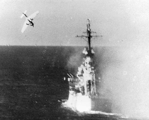 Kamikaze Pilots Appear in the Pacific