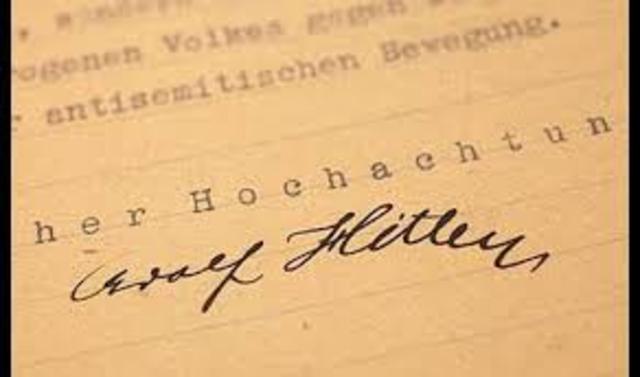 HITLER ENACTED THE FINAL SOLUTION