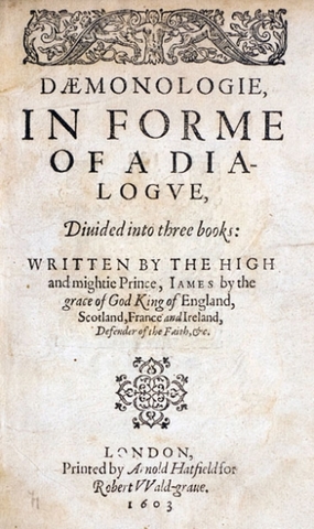 Daemonologie, a book about witches written by King James VI, is published