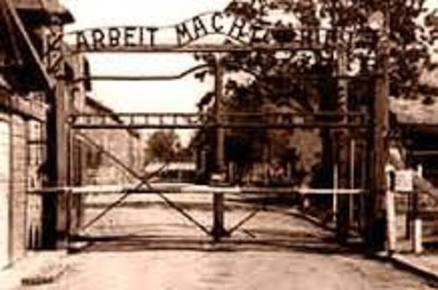 Auschwitz death camp opened