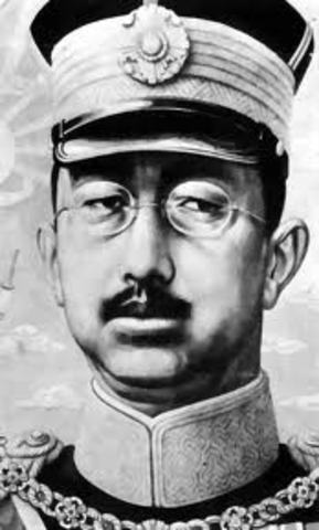 Hirohito became the emperor of japan