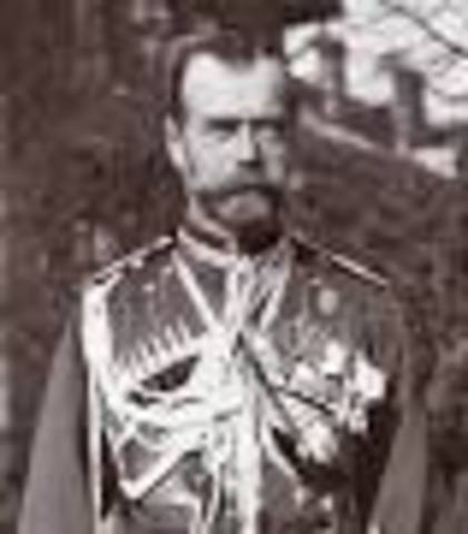 Czar Nicholas the 2nd became leader of russia