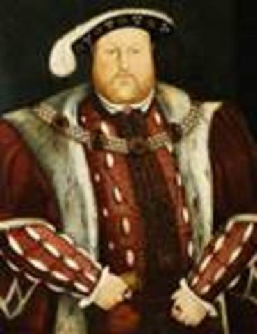 Henry VIII becomes King of England