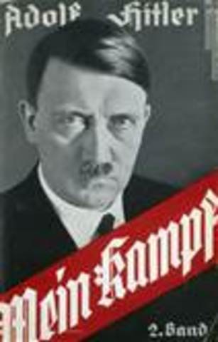 Adolf Hitler wrote Mein Kampf