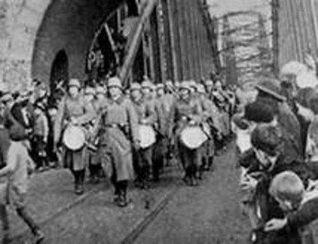 Germany Reoccupied the Rhineland