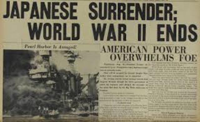 JAPAN SURRENDERED