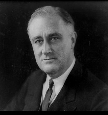Franklin D. Roosevelt Became President of the U.S.
