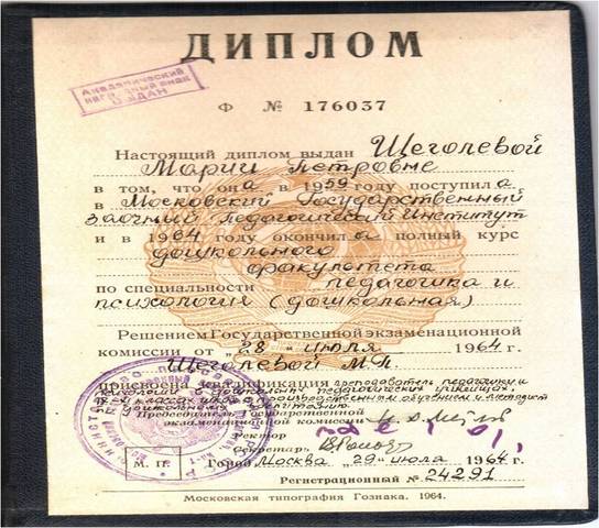 Закончила Московский Педагогический заочный институт