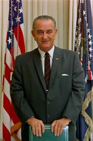 Lyndon Johnson beats Goldwater in the presidential election