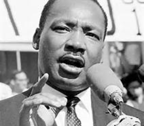 Martin Luther King Jr delivers "I Have a Dream Speech"