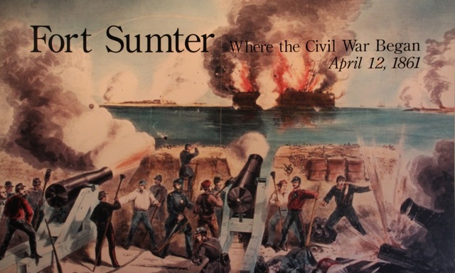 The war at Fort Sumter