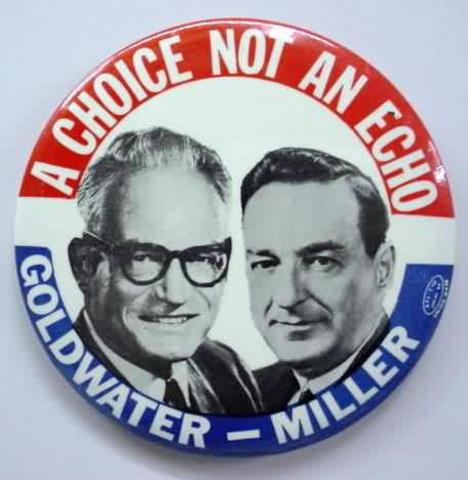 LBJ Trounces Goldwater in Election