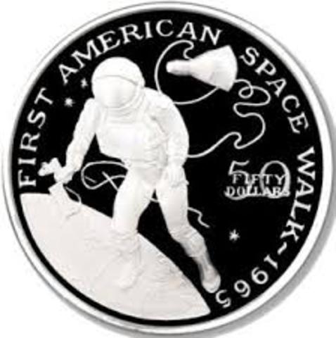 First American to walk in space.