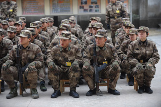 The Chinese (PLA) during the war