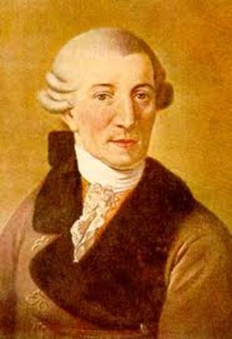 Joseph Haydn completes String Quartets, Op. 64