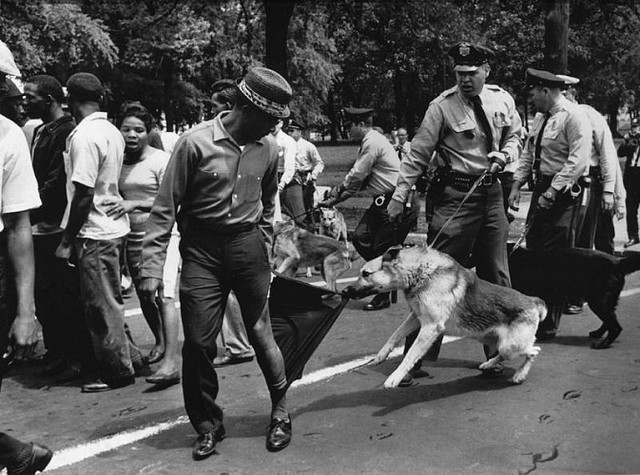 Civil Rights protest in Birmingham