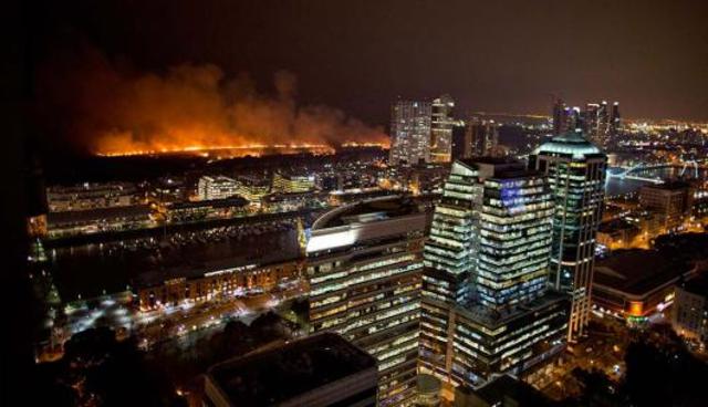 Пожар в Буэнос-Айрес