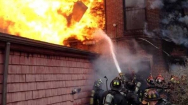 Пожар в Бостоне