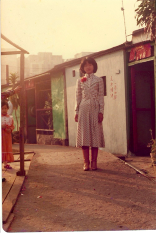 the man moves into the village