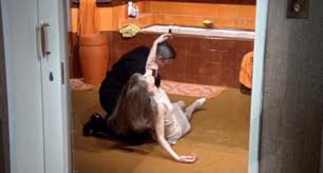 Montag's wife, Mildred, takes an overdose.