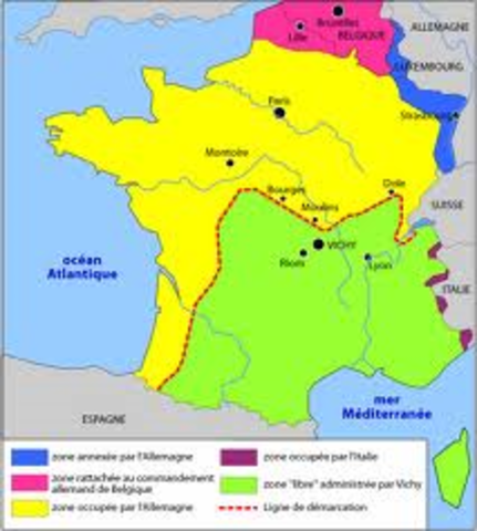 Vichy Government Established in France.