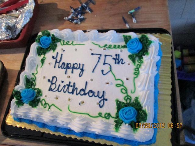 Grandpa Celebrates his 75th Birthday!