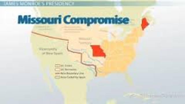 The missouri Compromise of 1859