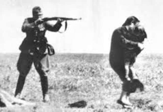 The Holocaust began