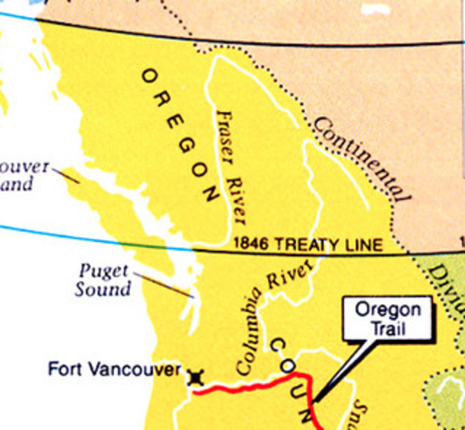 Oregon Boundary Treaty Created